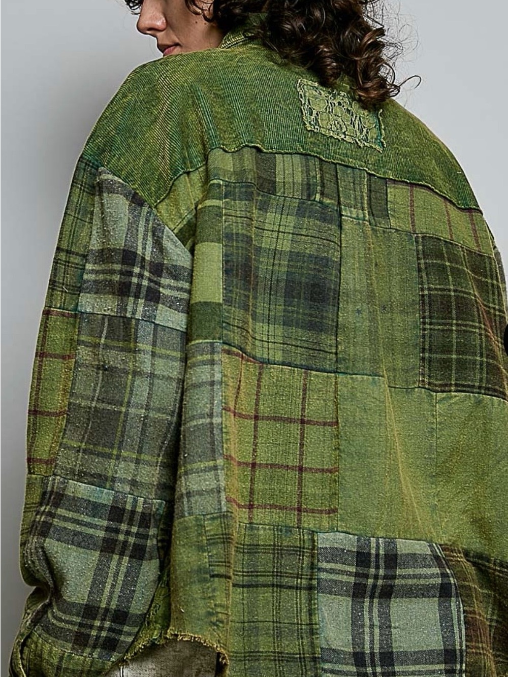 Pol Green Patchwork Women's Jacket - Unbranded - Picture 3 of 3